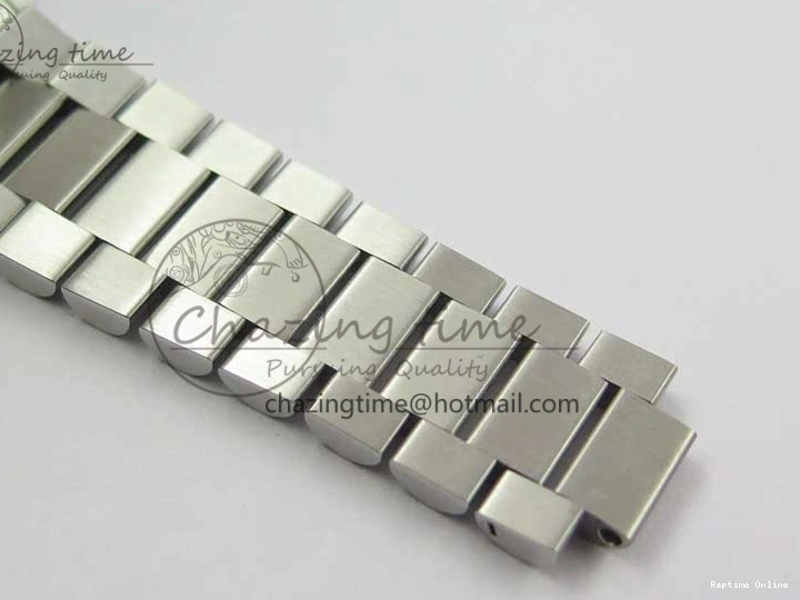 0415 TopPick Day-Date 36 SS 128239 Bp Maker Best Edition Black Dial Crystral Markers on President Bracelet 3149